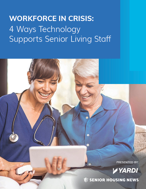 [ebook] Workforce in Crisis: 4 Ways Tech Supports Senior Living Staff